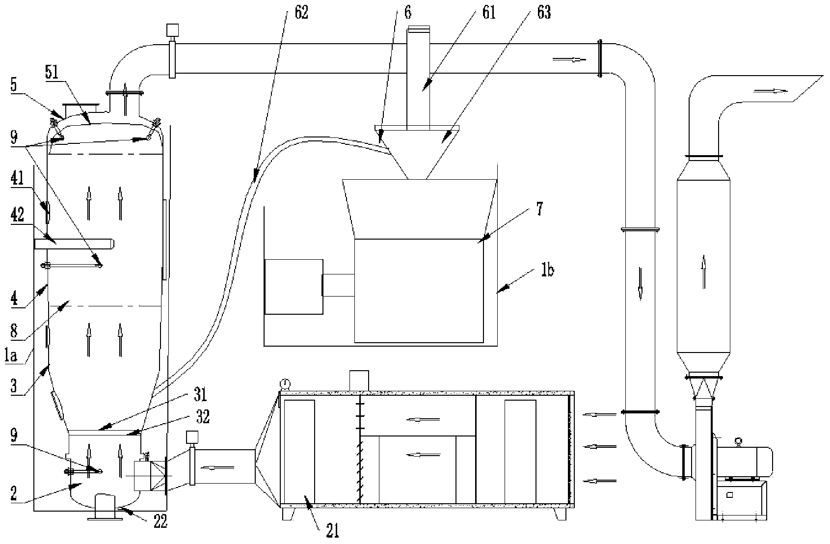 Airtight dust-proof granulation, drying and granule arranging integrated pharmaceutical device