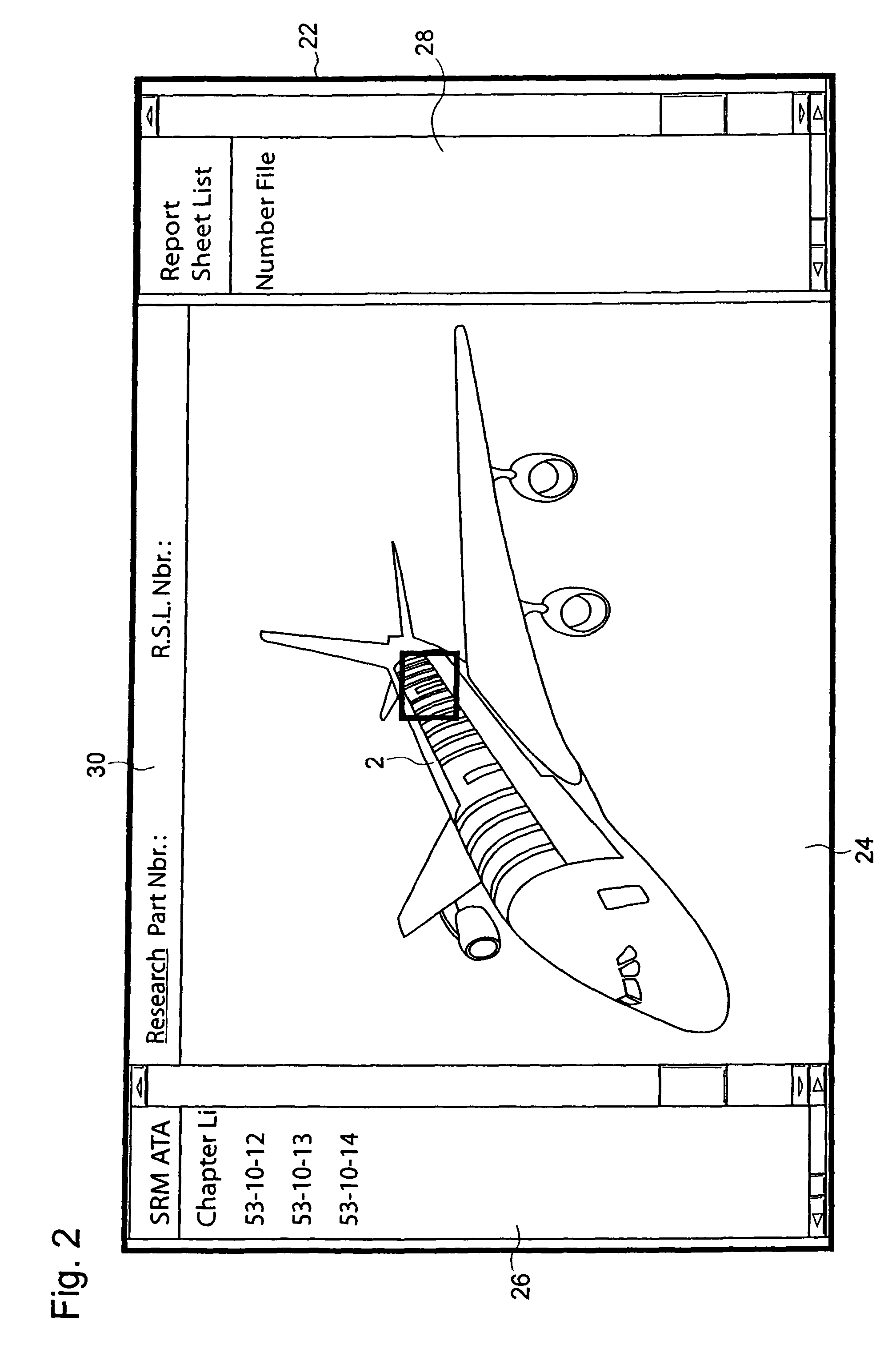 Diagnostic tool for repairing aircraft and method of using such a tool