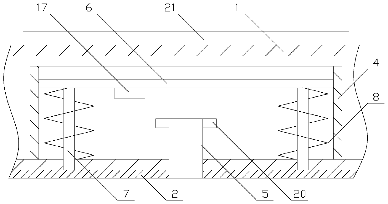 Anti-overload type unmanned logistics transportation device based on block chain technology