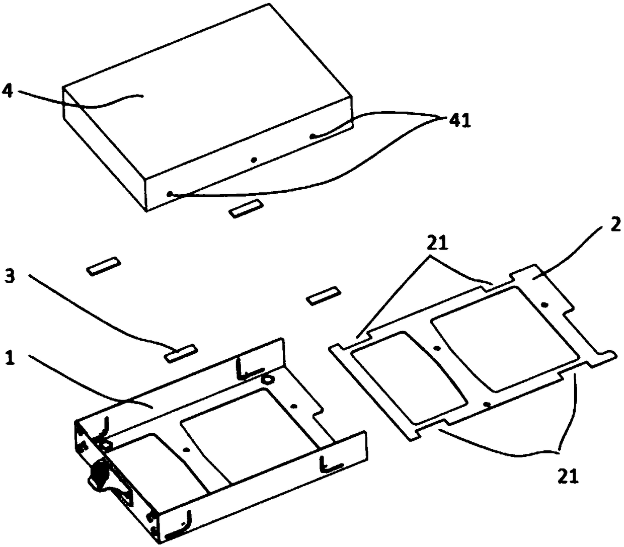 Tool-free hard disk bracket and installation method thereof