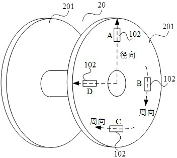 Pulley online monitoring method and system, electronic equipment and storage medium