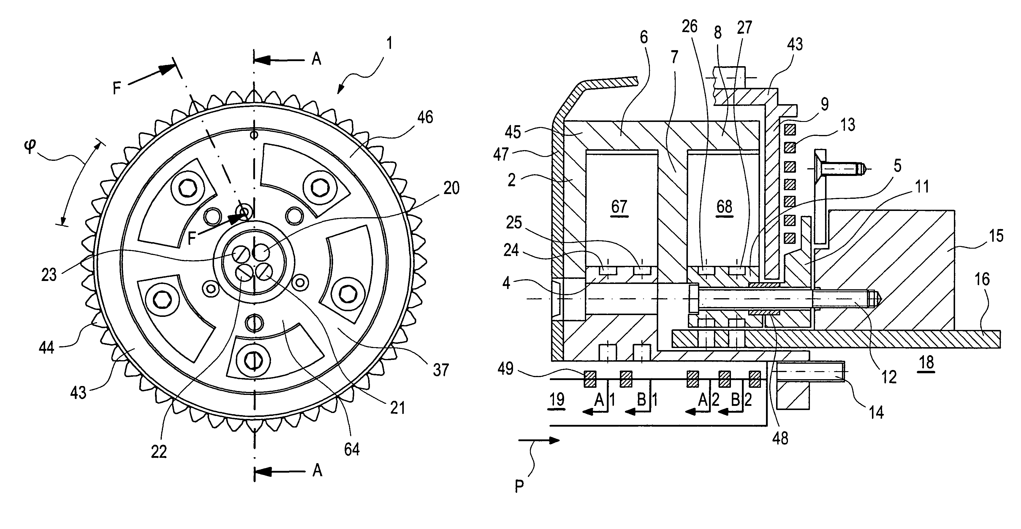 Variable valve timing device