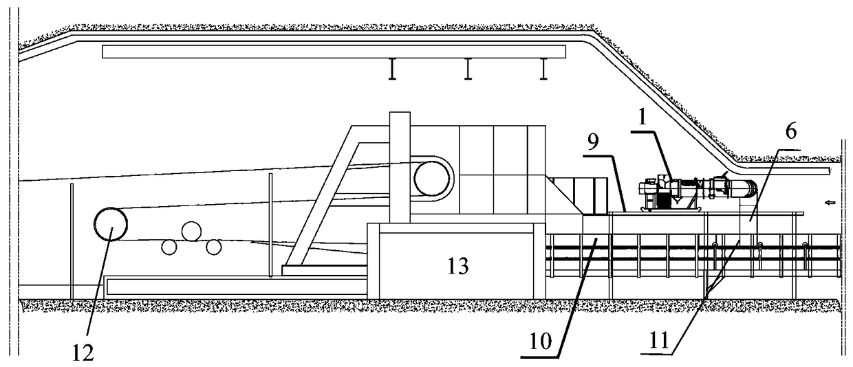 Belt transfer point negative-pressure dust removal system