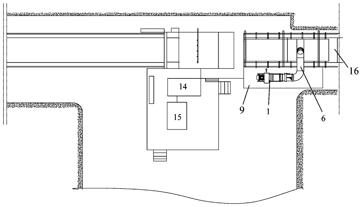 Belt transfer point negative-pressure dust removal system