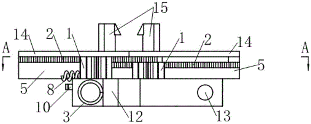 Pasting device for fiber bragg grating sensor paster