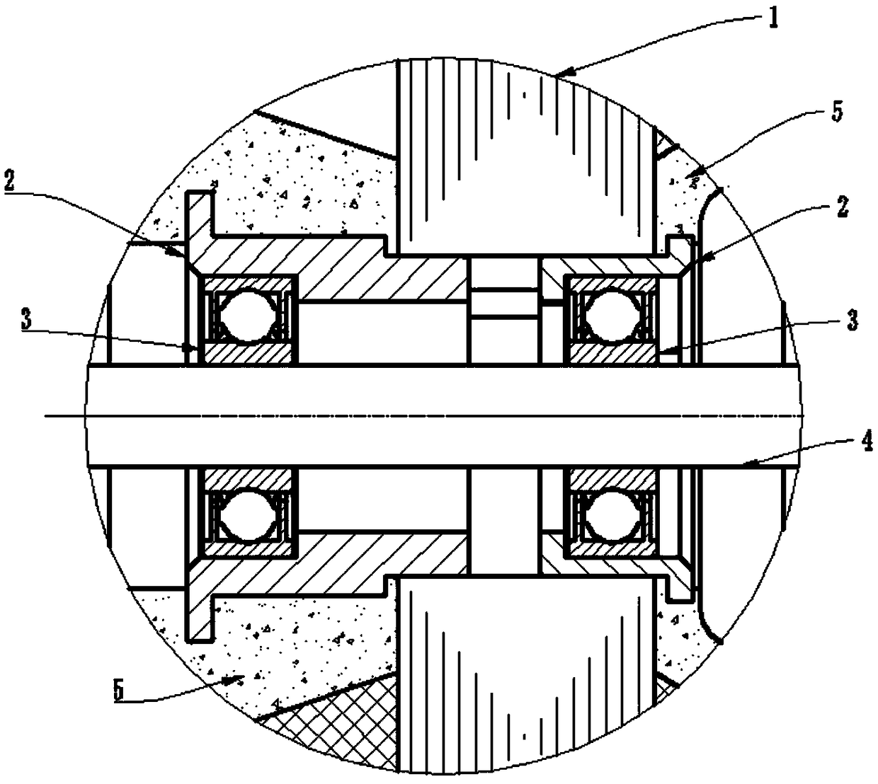 Plastic packaging stator module