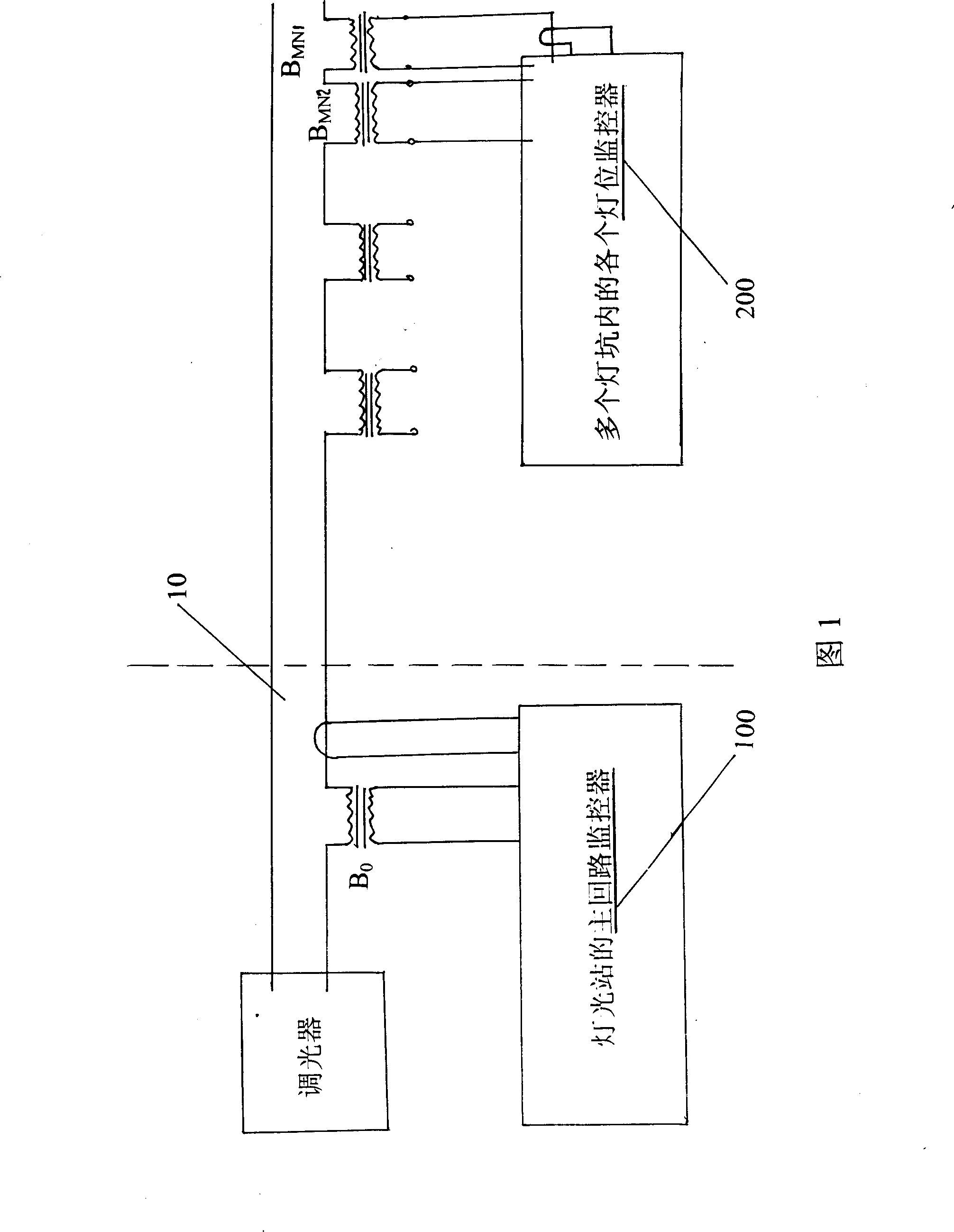 Automatic monitoring apparatus for operating state of navigational aid lamp