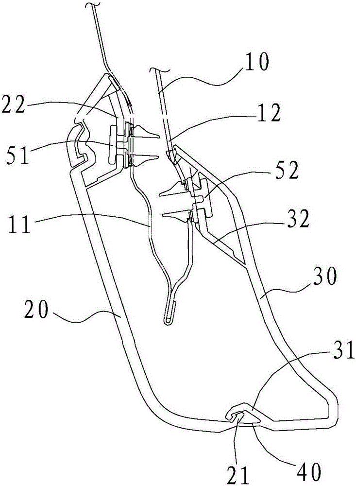 Car door side skirt mounting structure