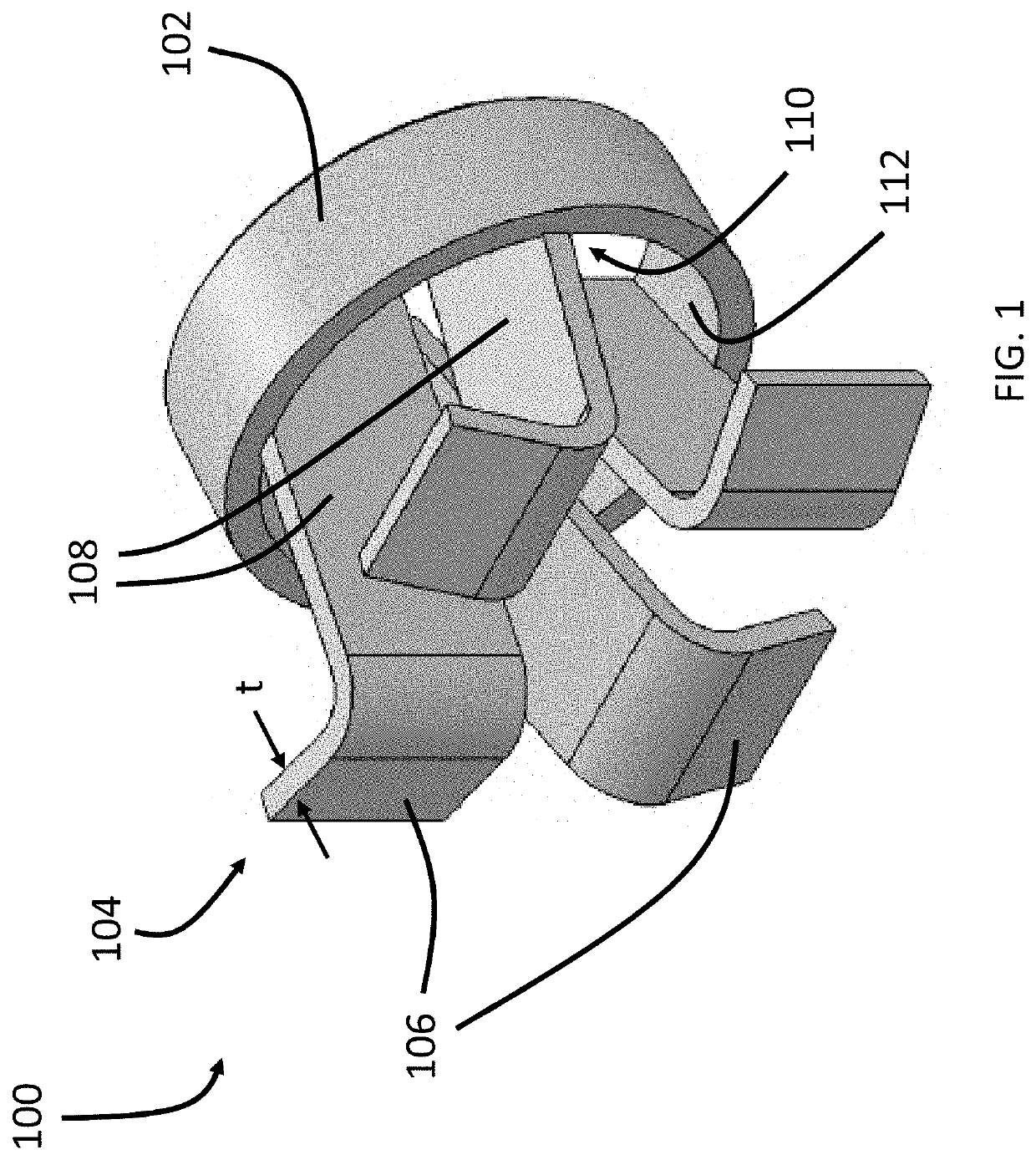 Baffle assembly for modifying transitional flow effects between different cavities