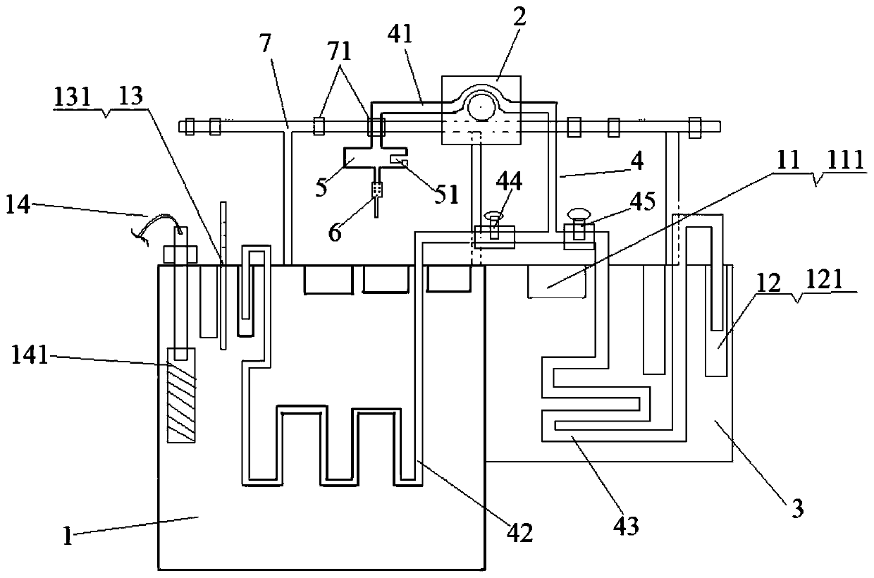 Adult mouse myocardium separation device