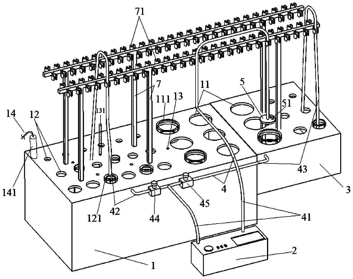 Adult mouse myocardium separation device