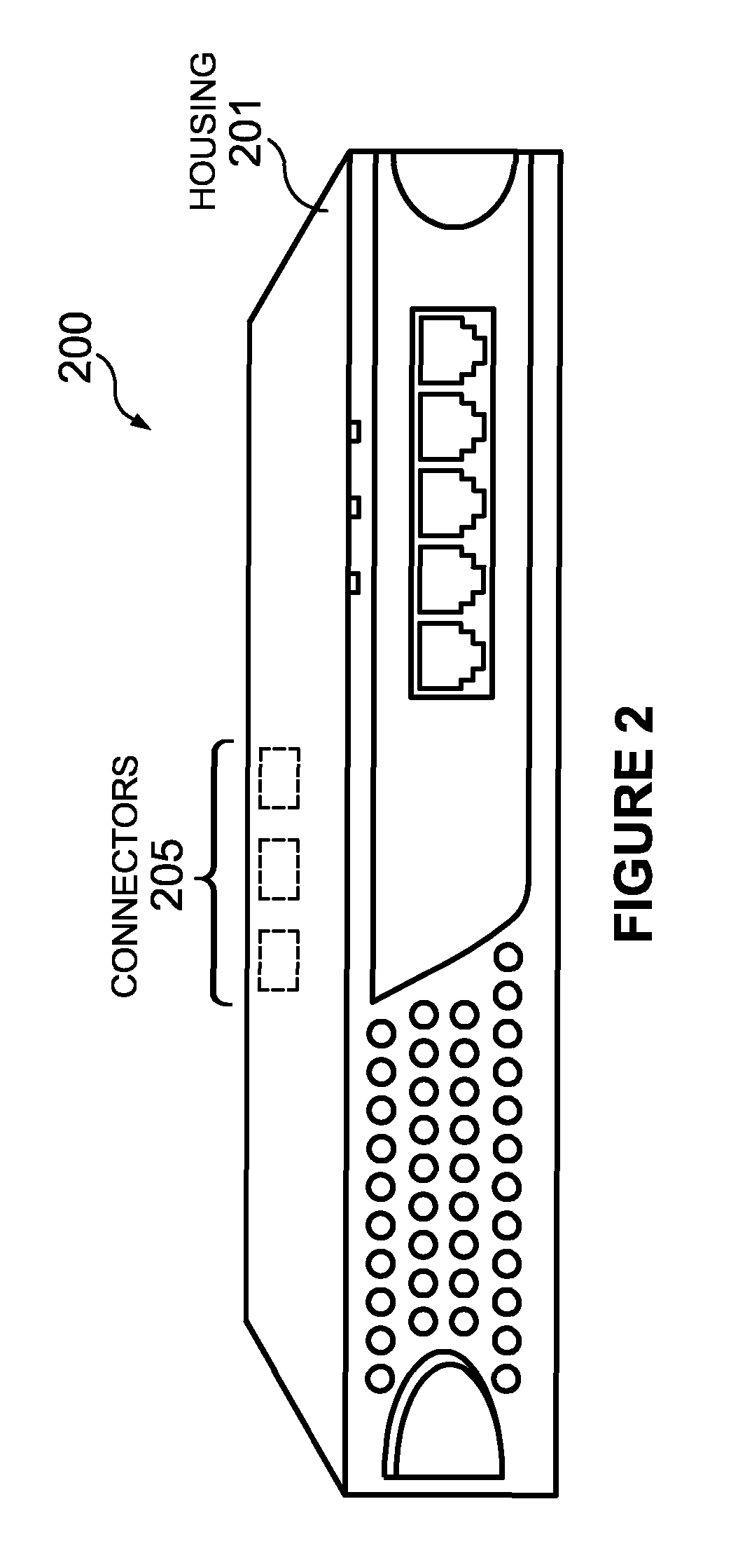 High speed power line network connector and method for power line networking