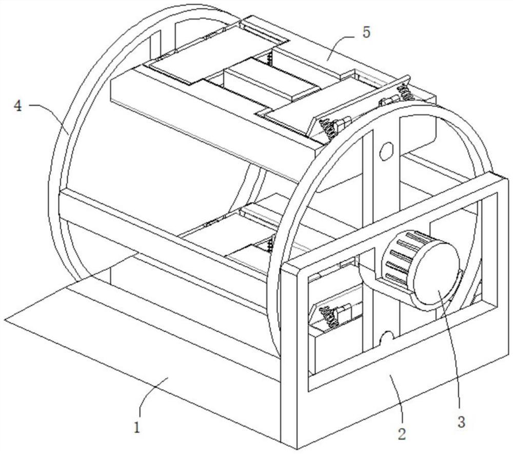 Turnover type stereo garage with protection function