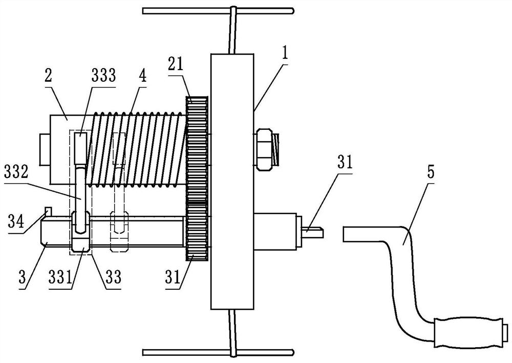 Stay wire binding wire manufacturing device