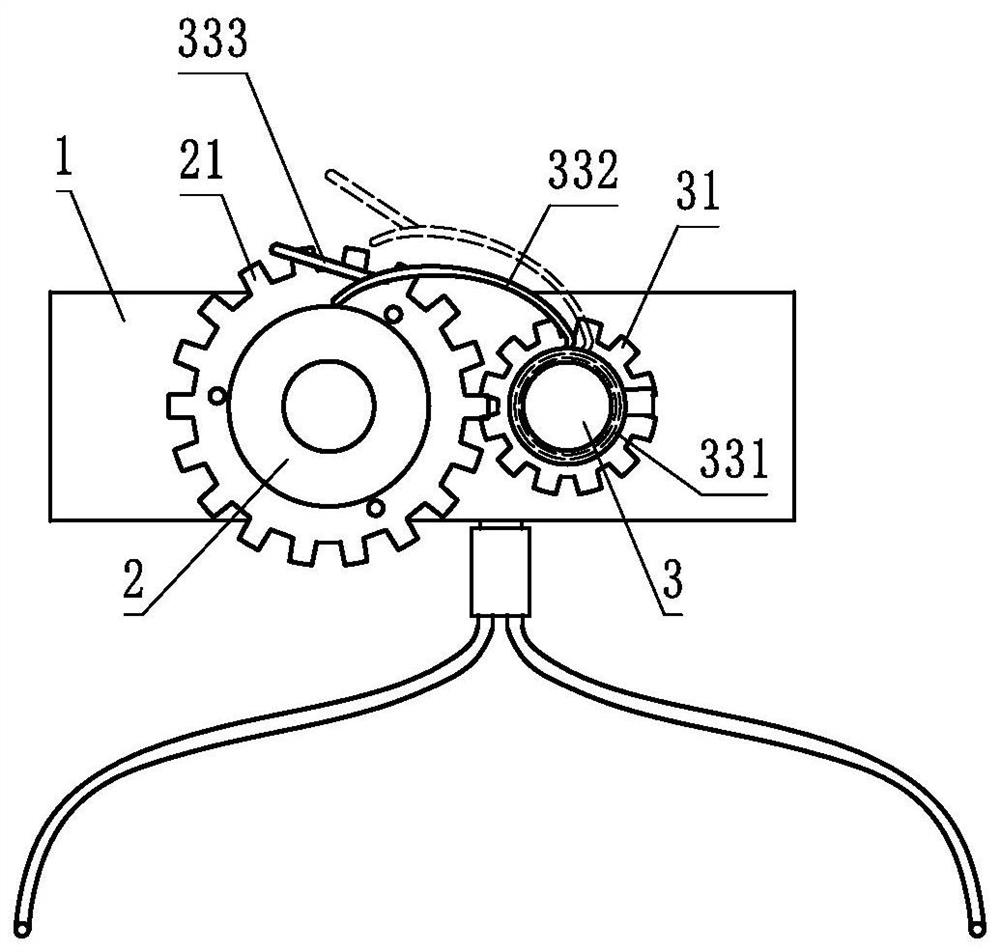 Stay wire binding wire manufacturing device