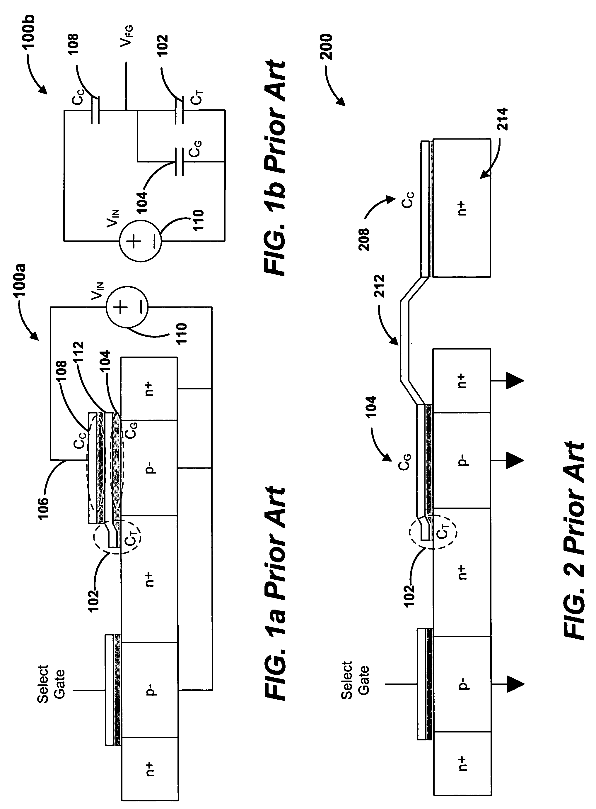 Single-poly EEPROM cell with lightly doped MOS capacitors