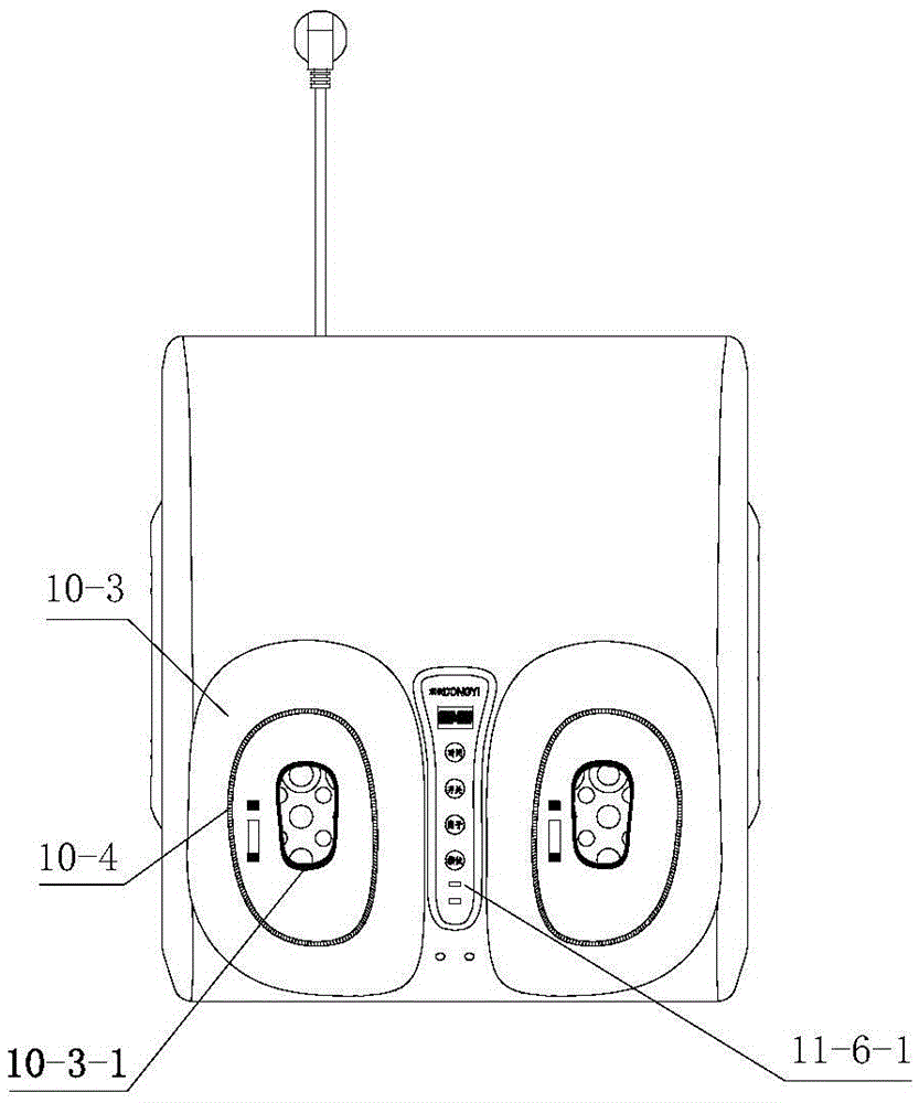 Foot warming infrared treatment machine