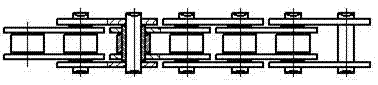 Timing chain of double VVT overhead camshaft engine for SUV and fabrication method