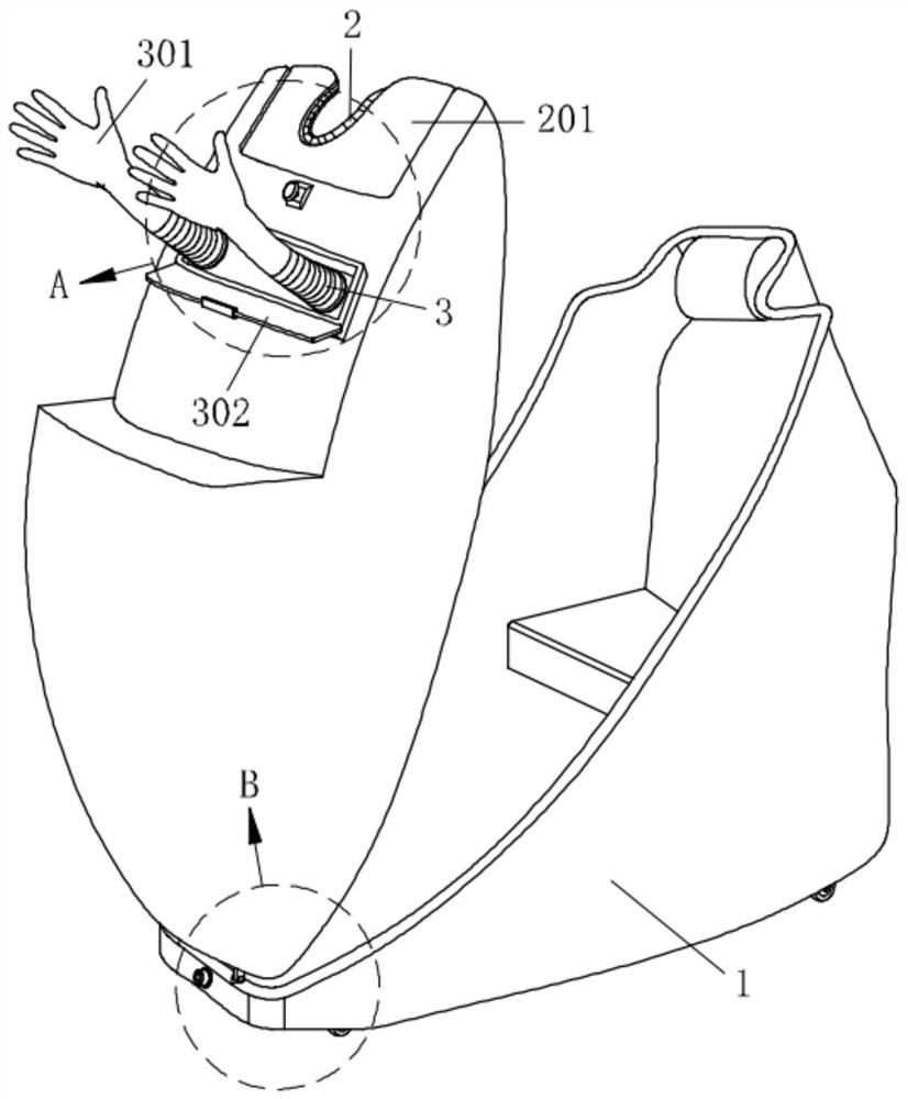 Postpartum fumigation conditioning equipment for obstetrical department