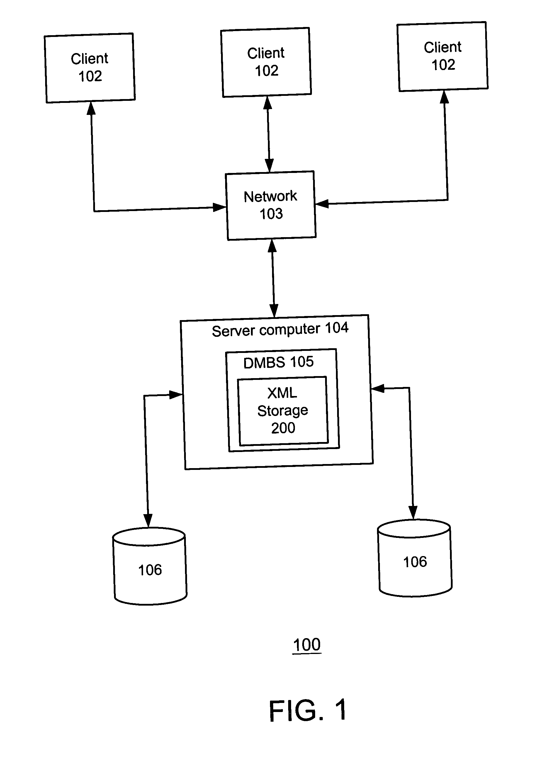 Method and system for storing structured documents in their native format in a database