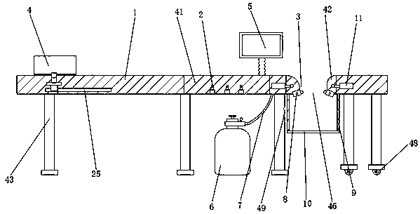 Combined novel massage bed