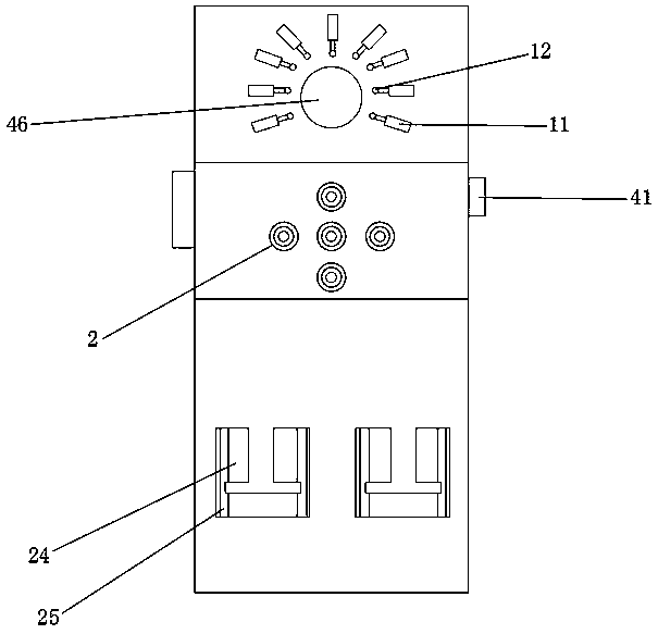 Combined novel massage bed