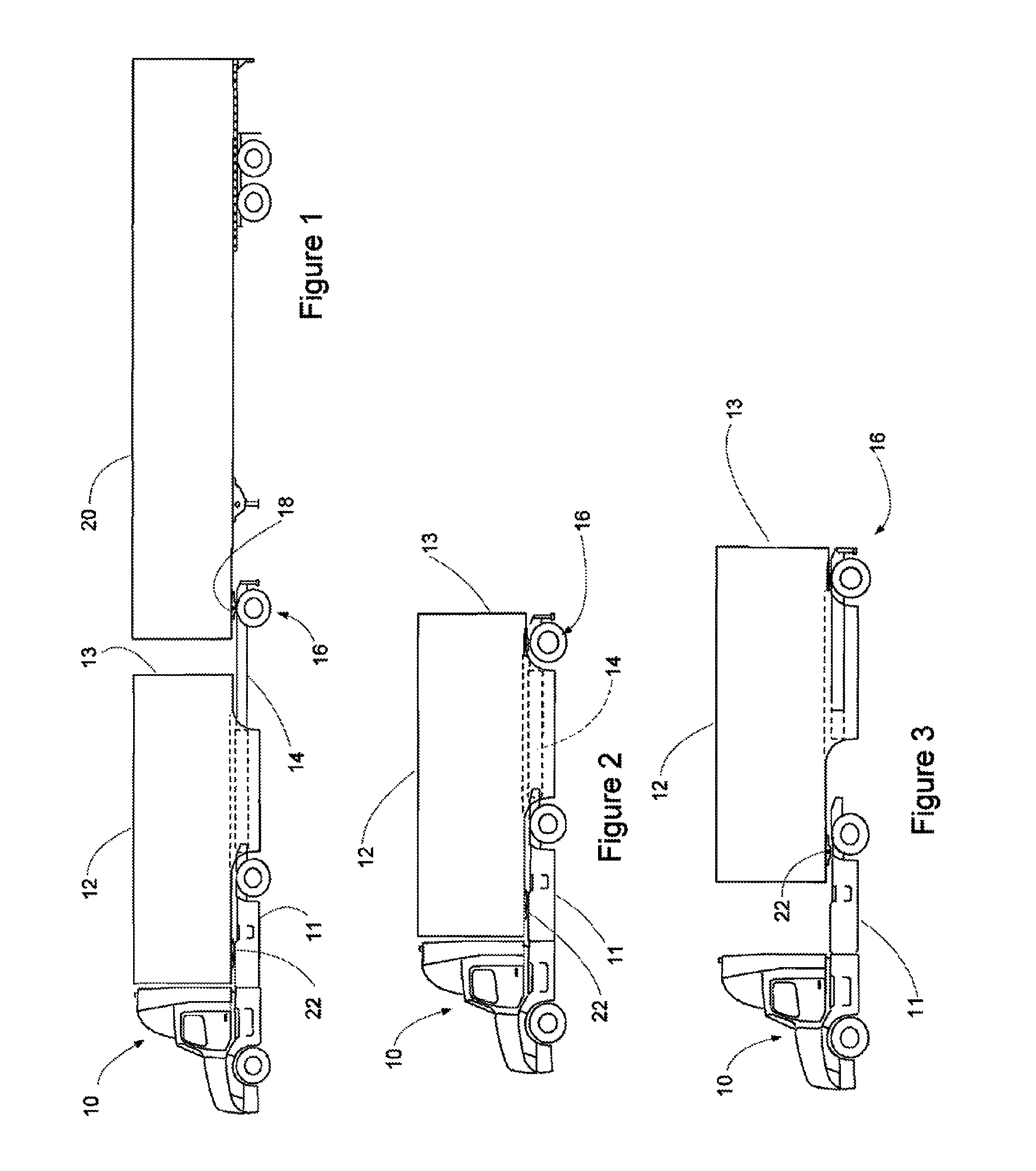 Vehicle power unit and body unit system