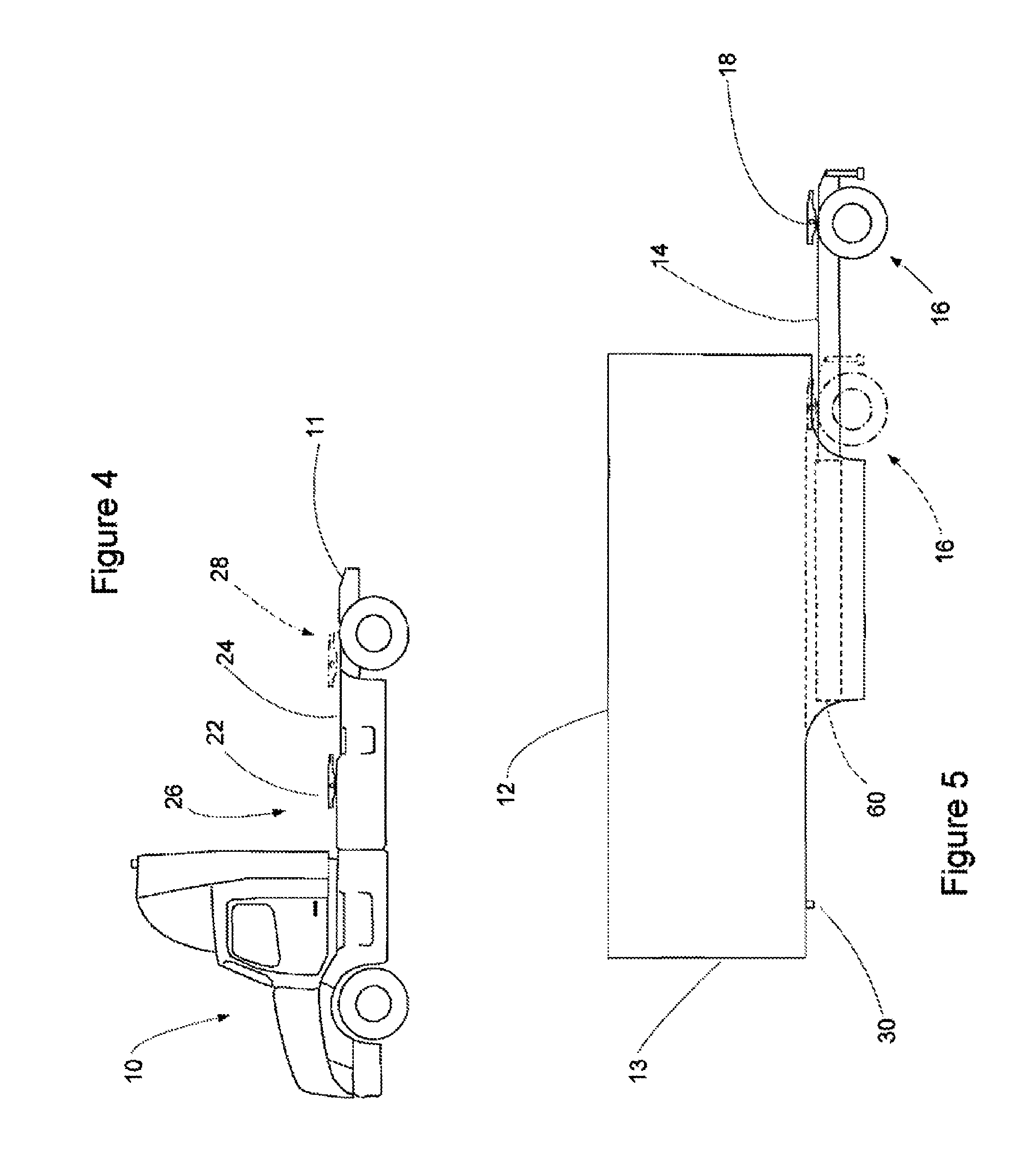 Vehicle power unit and body unit system