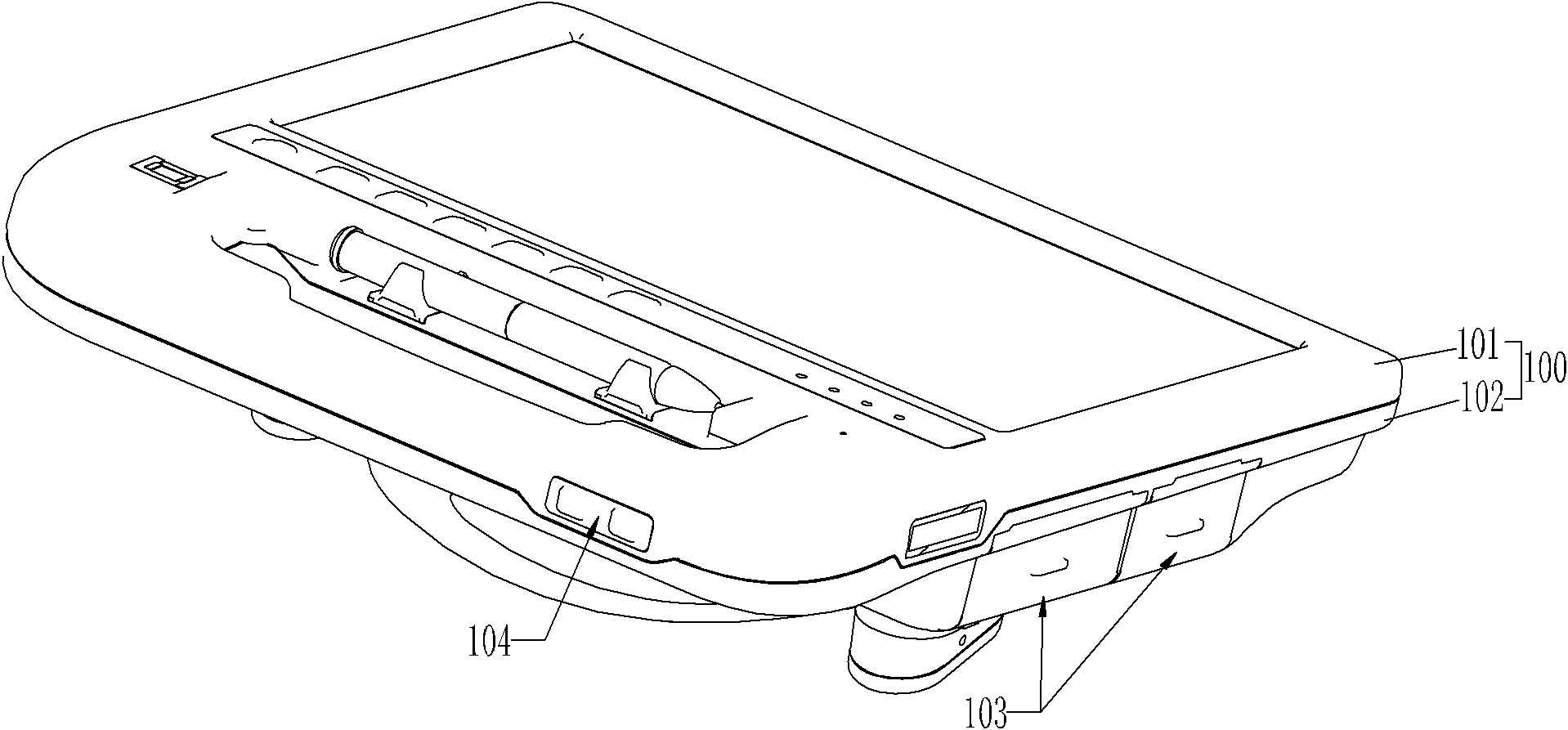 Portable mobile terminal equipment