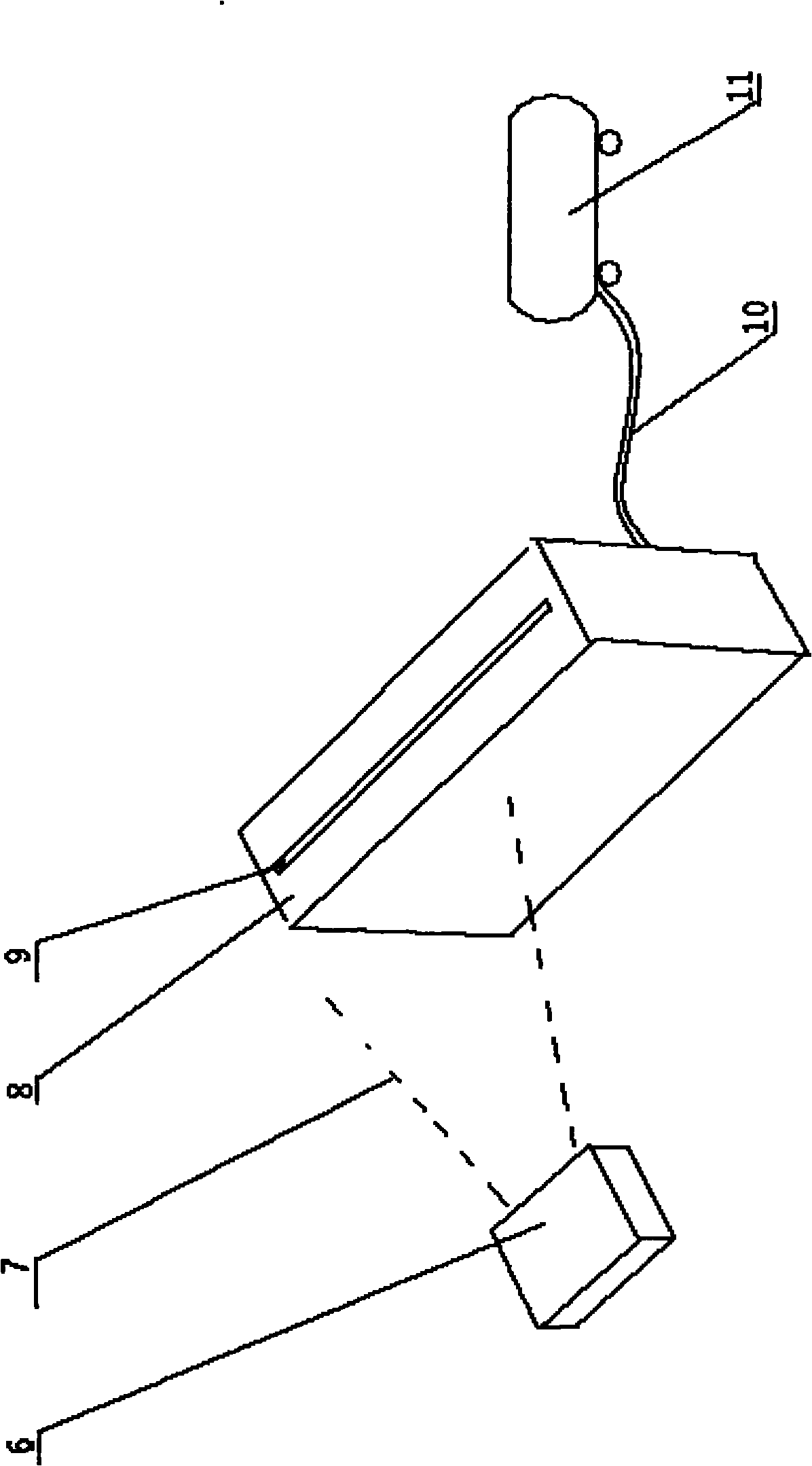 Screen-free display three-dimensional imaging device