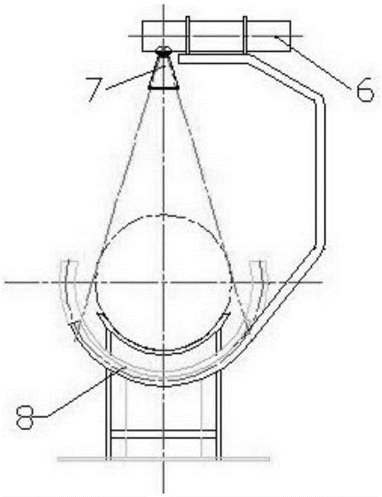 Imaging method of 3D imaging system of industrial CT