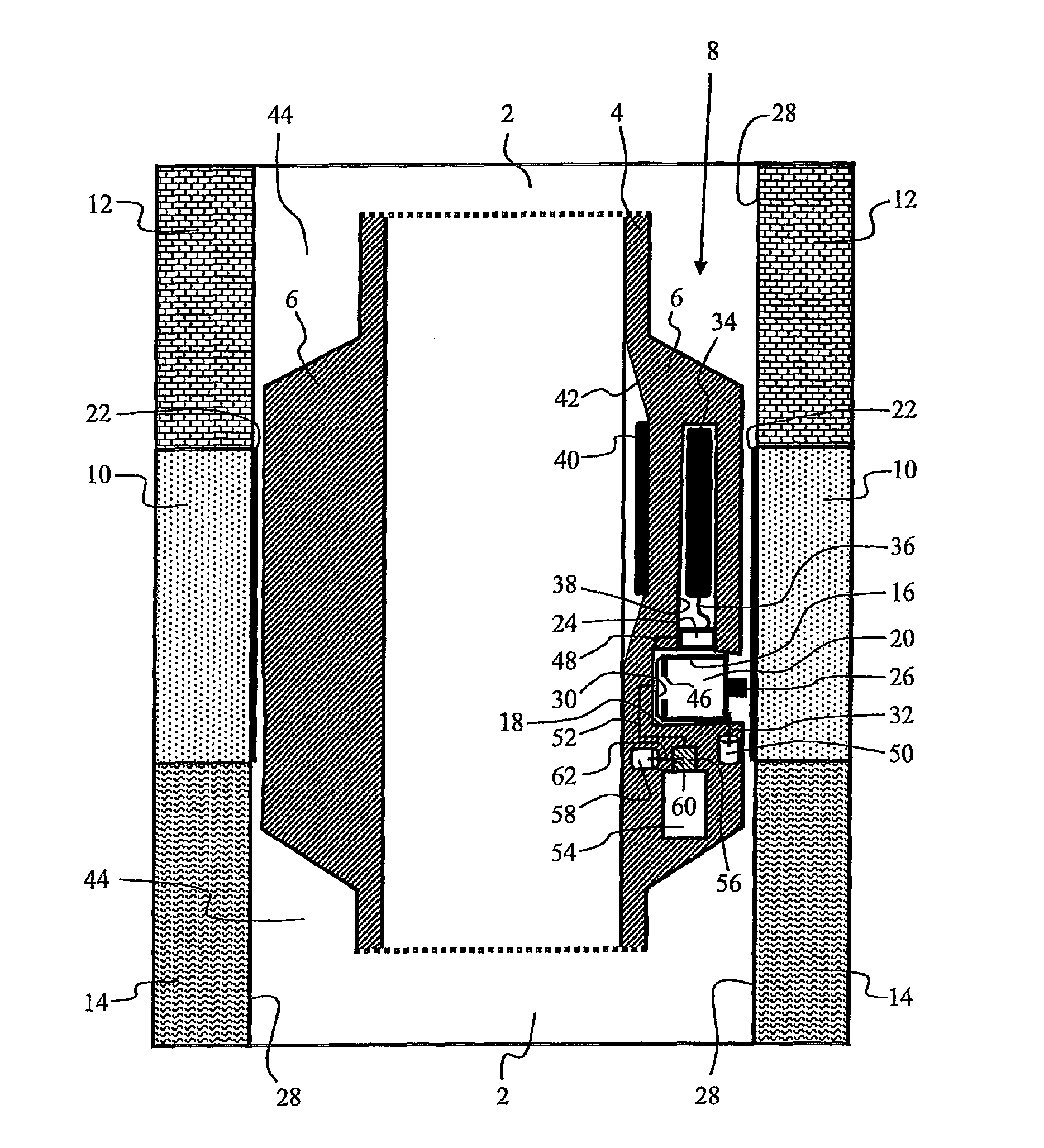 Data Gathering Device and Method of Removing Contaminations from a Borehole Wall of a Well Before In Situ Gathering of Formation Data from the Borehole Wall