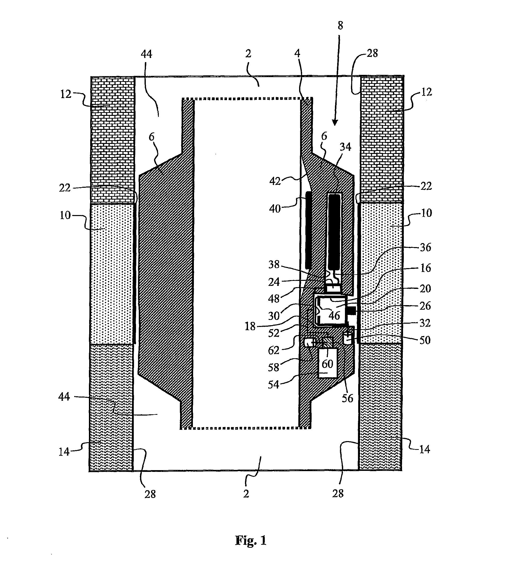 Data Gathering Device and Method of Removing Contaminations from a Borehole Wall of a Well Before In Situ Gathering of Formation Data from the Borehole Wall