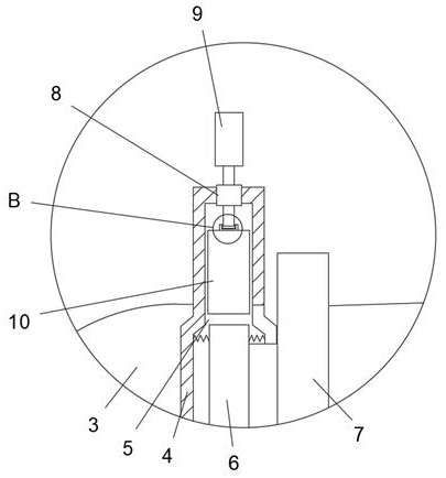 Continuous casting slab burr cleaning device convenient to hold by hand