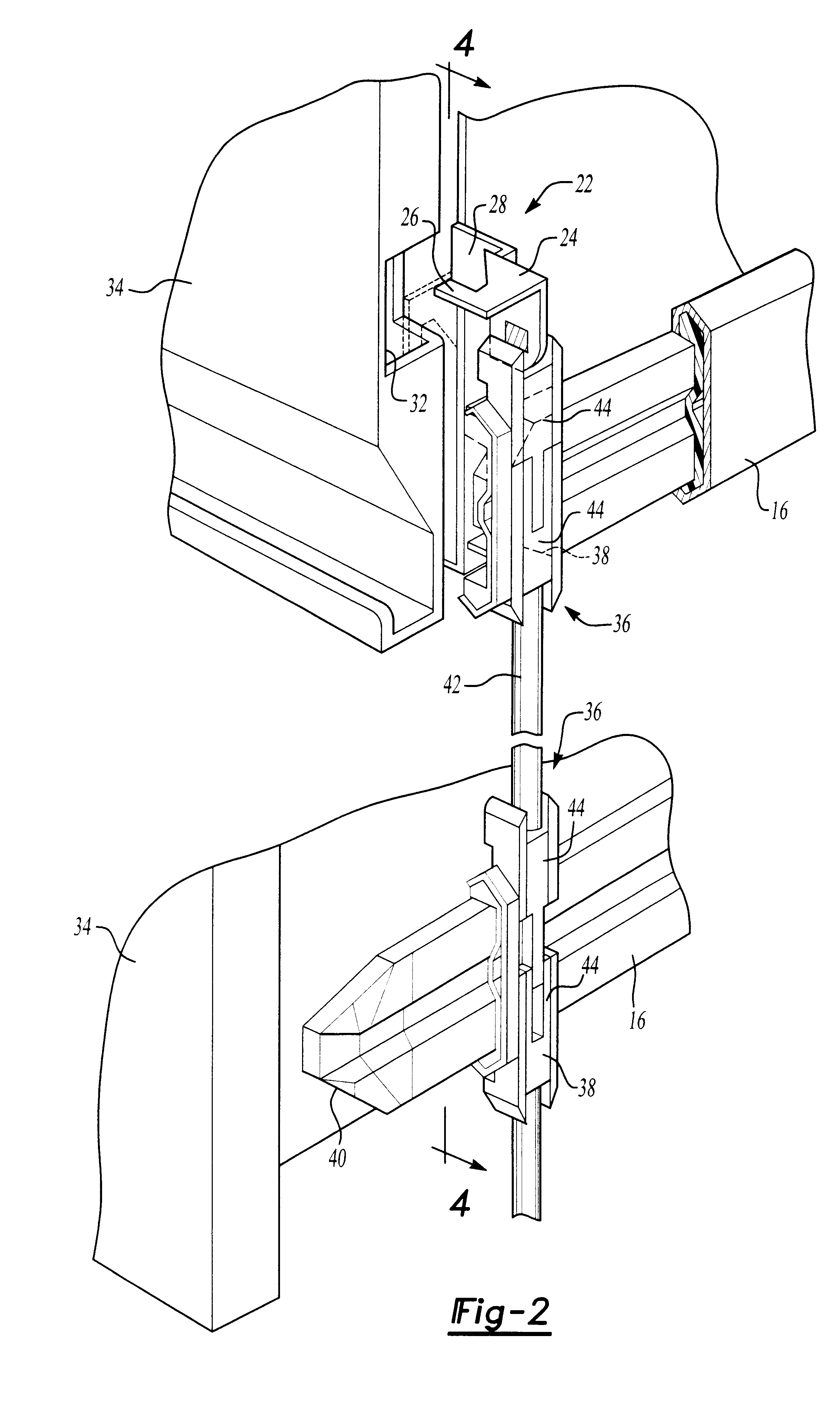 Lateral File Locking System