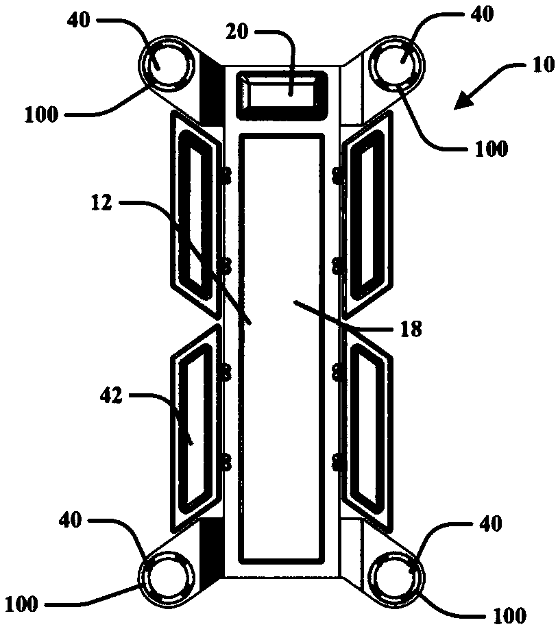 Light fixture assembly for creeper assembly