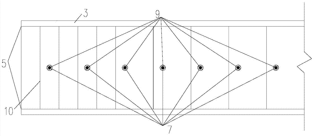 Method for reinforcing structures through method of externally pasting reinforced concrete frame with ductility column energy dissipators