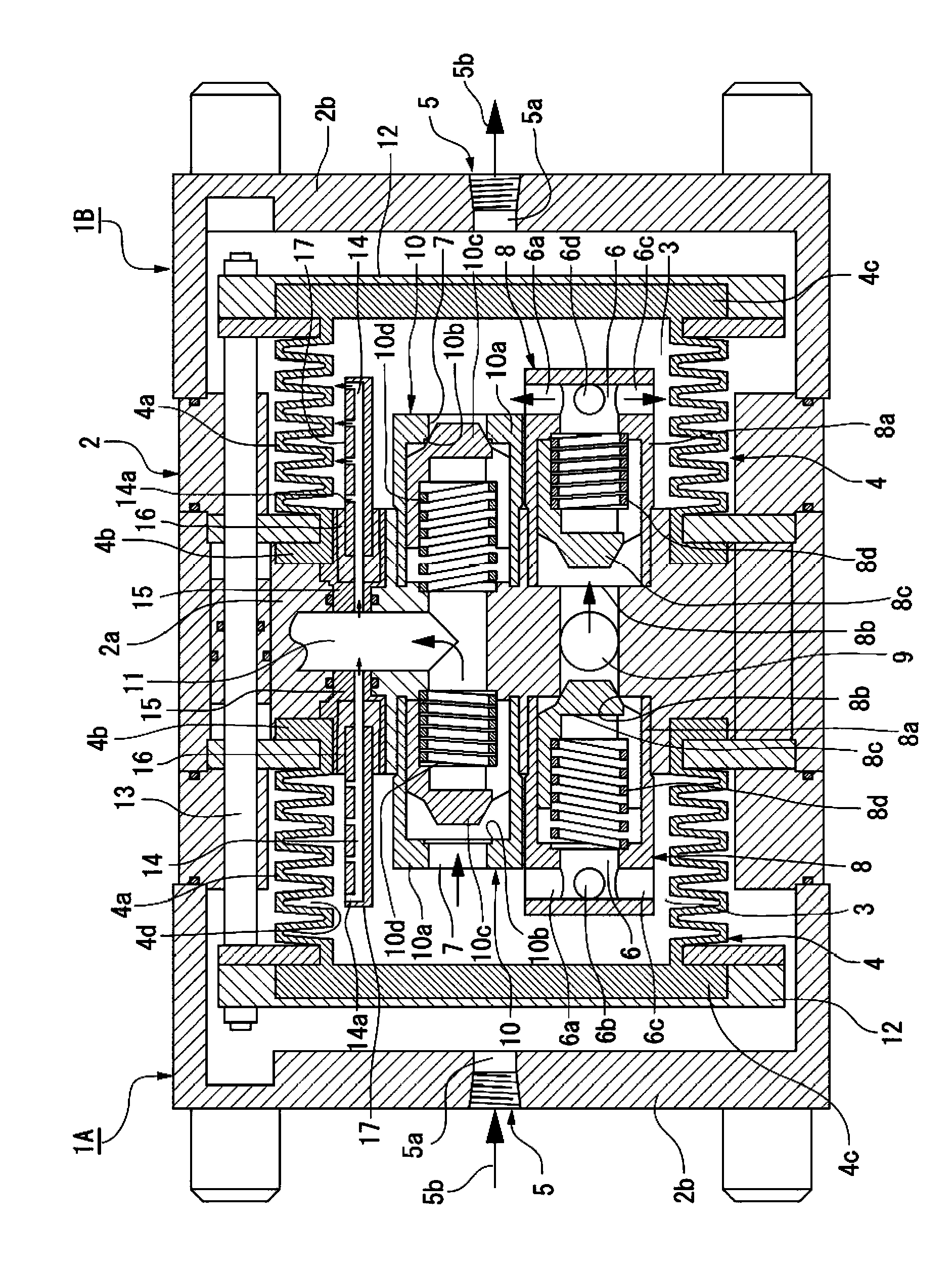 Volume pump for liquid