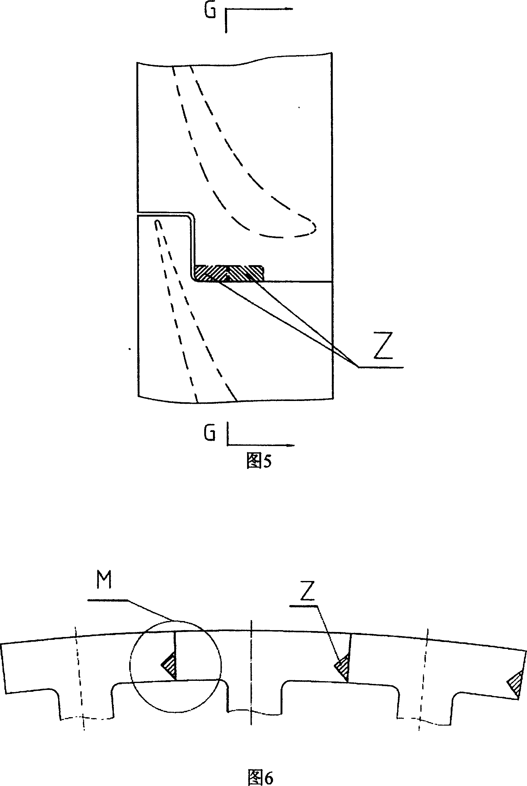 Steam turbine moving vane shroud structure