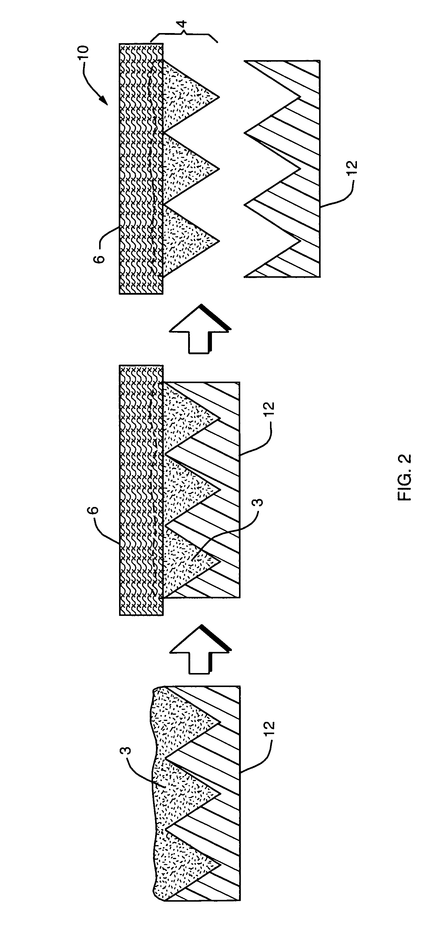 Retroreflective structure with fabric face