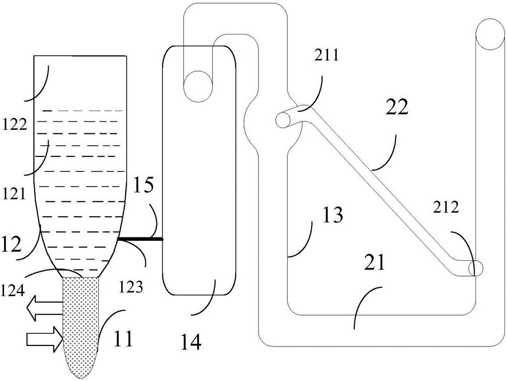 Device for maintaining constant negative pressure irrigation