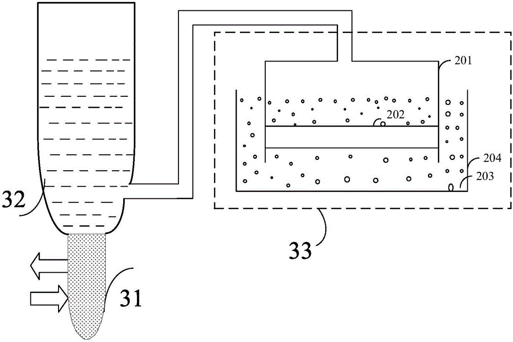 Device for maintaining constant negative pressure irrigation