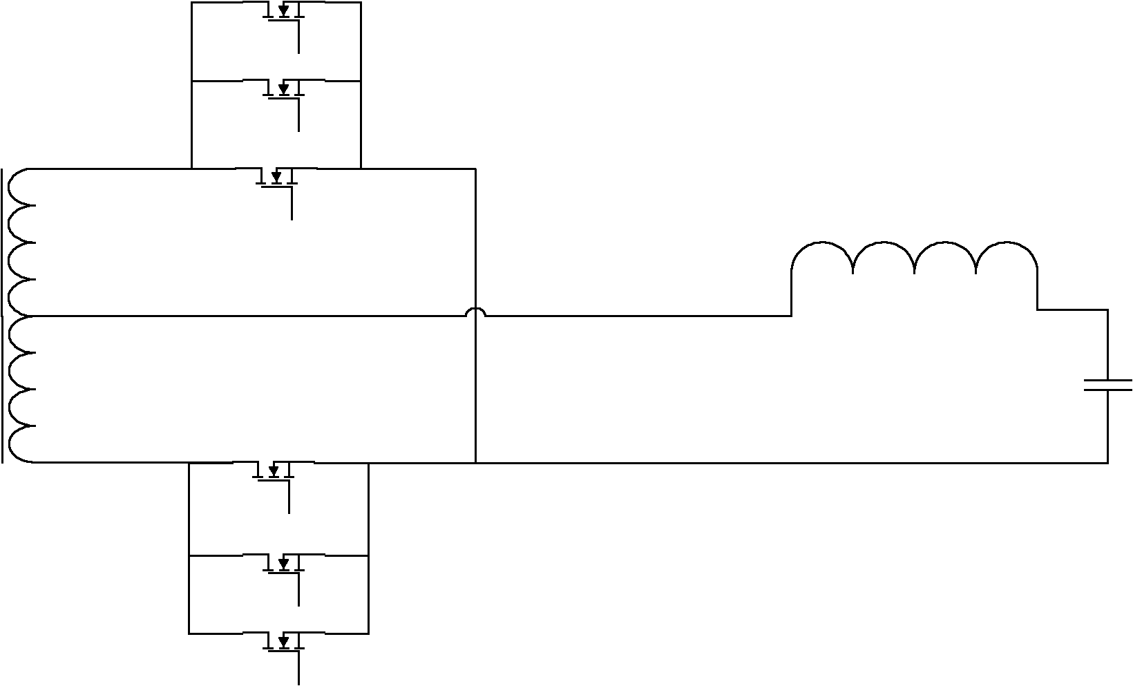 Drive control circuit for shunt-wound synchronous rectification tubes and switching power supply