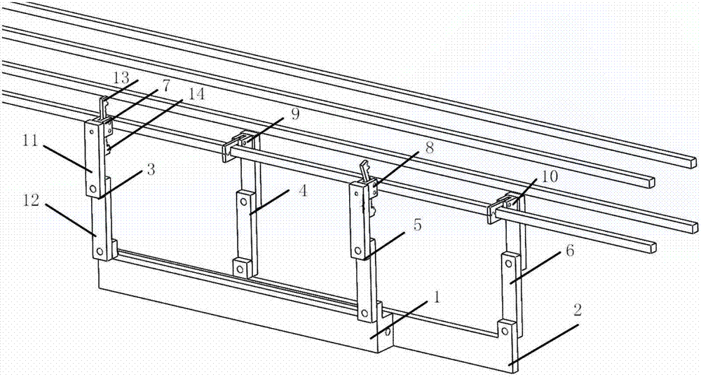 Mechanical structure of humanoid walking line inspection robot and its obstacle surmounting method