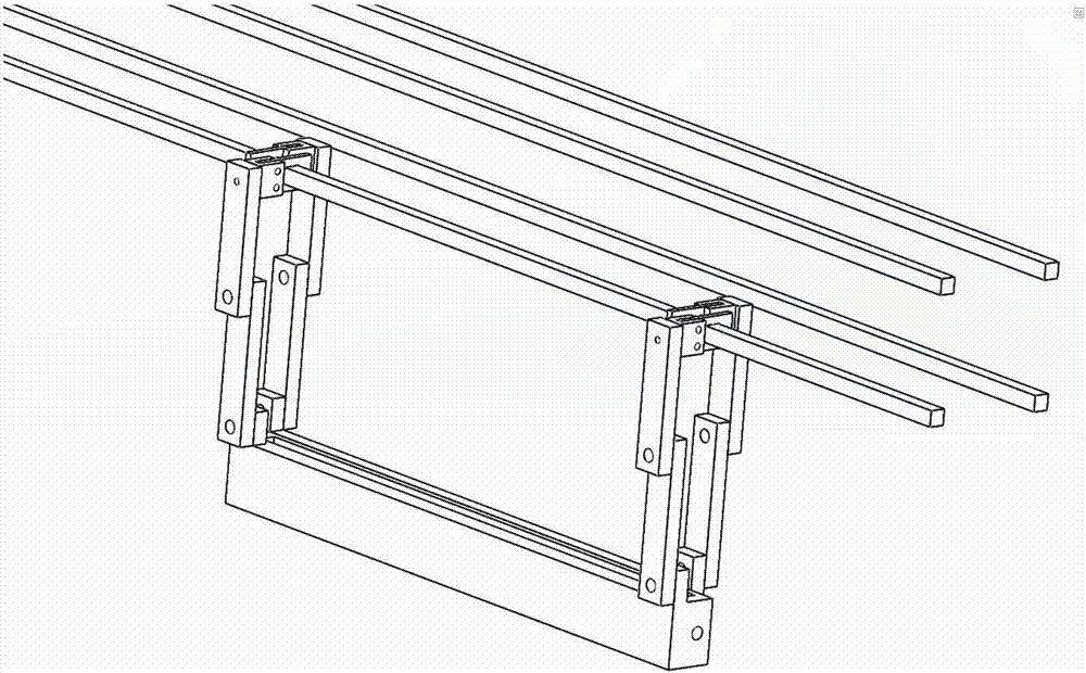 Mechanical structure of humanoid walking line inspection robot and its obstacle surmounting method