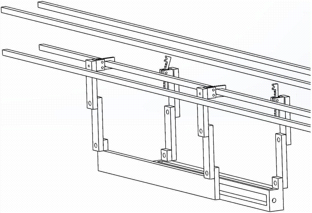 Mechanical structure of humanoid walking line inspection robot and its obstacle surmounting method