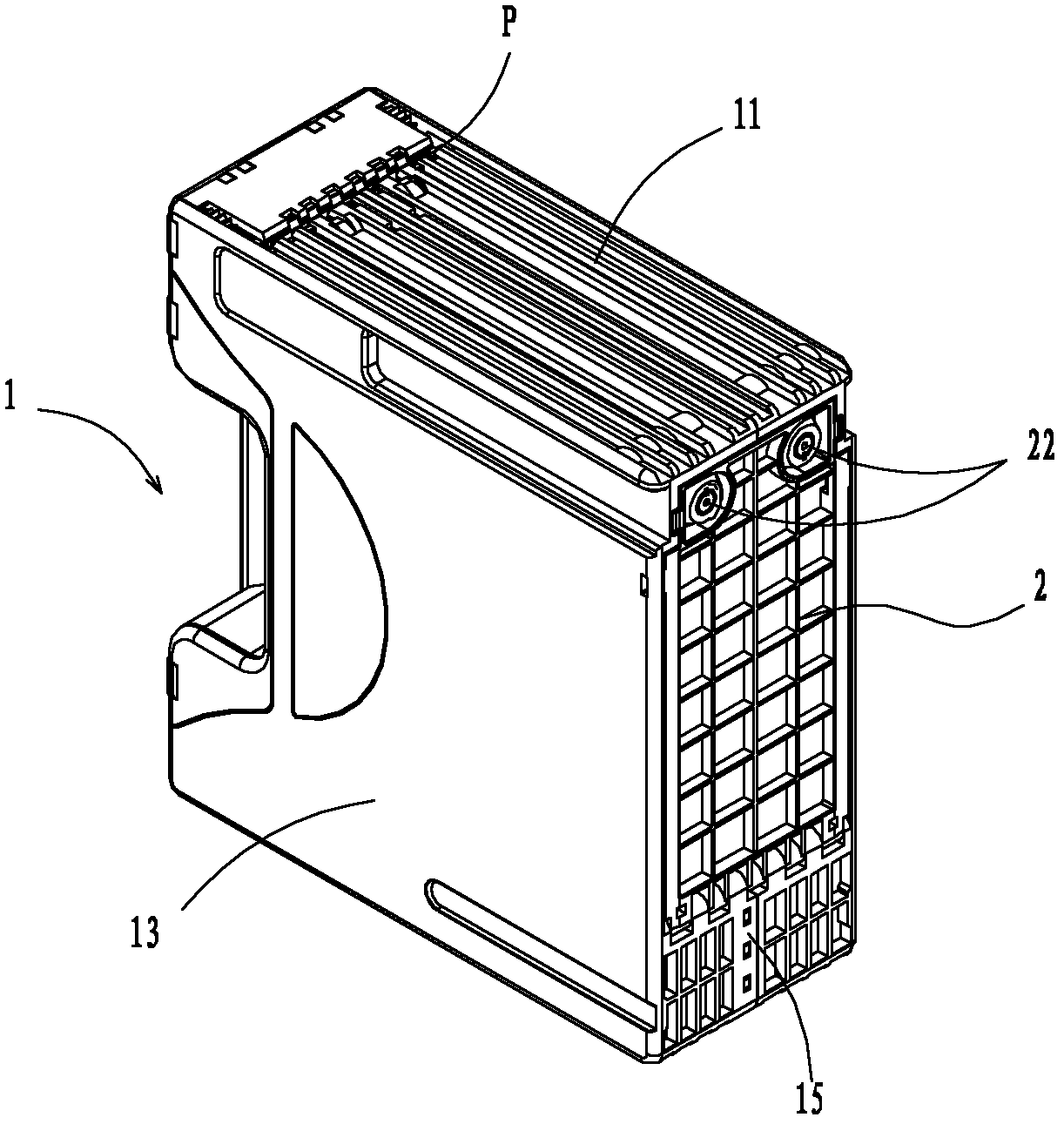 Paper currency box and paper currency recognizer using same