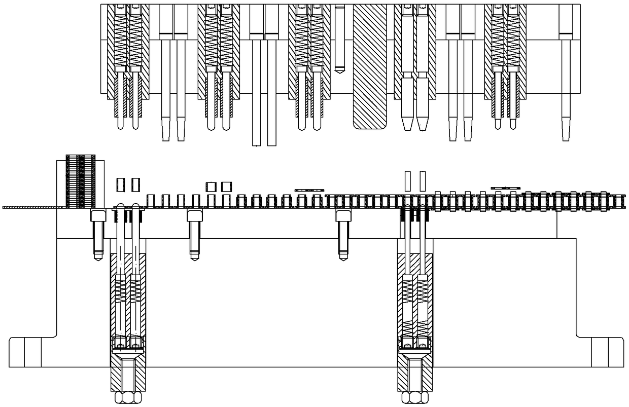 Automatic chain production line