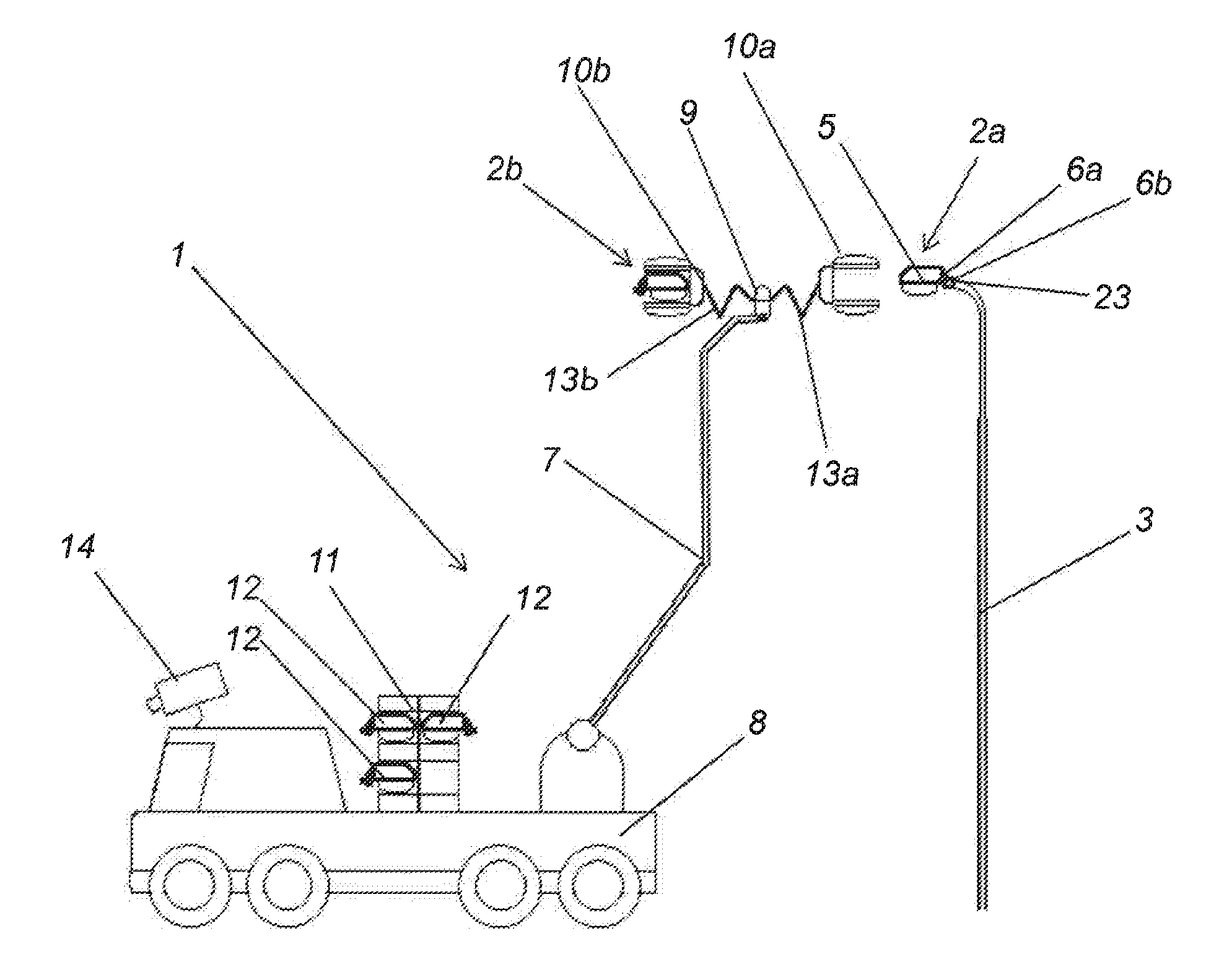 System for replacing street light luminaires