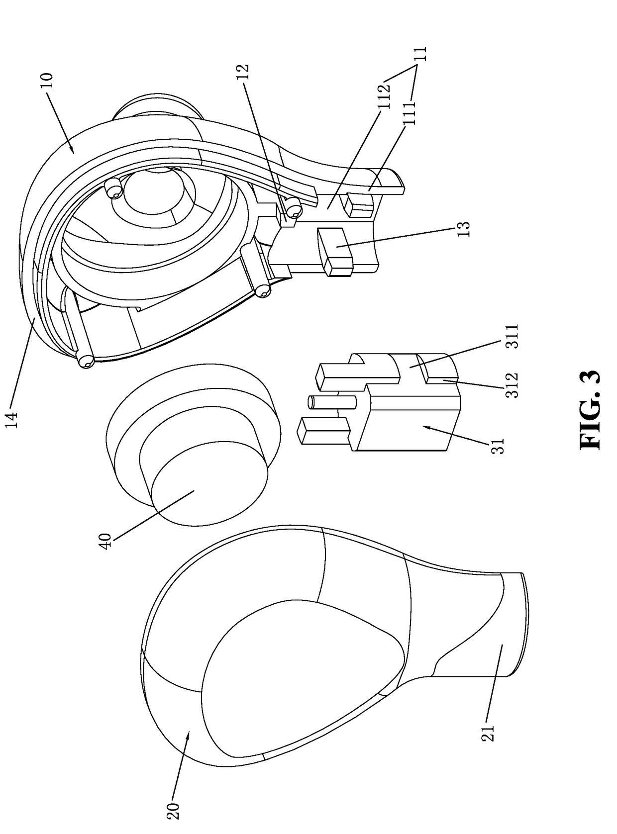 In-ear headphone having mmcx socket and detachable in-ear headphone assembly